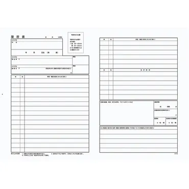 履歴書用紙（封筒付き・性別欄なし）標準Ｂ５ 