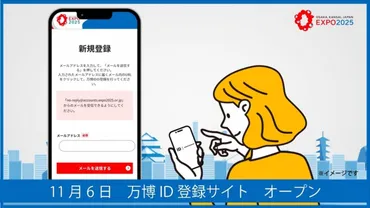 大阪・関西万博の入場チケット購入に必要な「万博ID」登録が11月6日よりスタート!