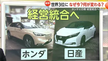 解説】日産とホンダ経営統合へ向け協議 自動車業界゛100年に1度゛激変の時代…実現すれば゛世界3位゛に EV・電気自動車 などで競争力強化へ