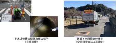 国交省/道路陥没事故で下水道管路(約420km)緊急点検、3カ所で異常確認