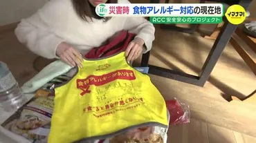 避難所で口に出来たのは水とお茶だけ…」命に関わる食物アレルギー 災害時に直面した゛別の危機゛ 必死に探した子どもの食事 患者の会は教訓を冊子に 自治体も 備蓄品の見直し始め
