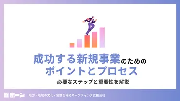 成功する新規事業のためのポイントとプロセス