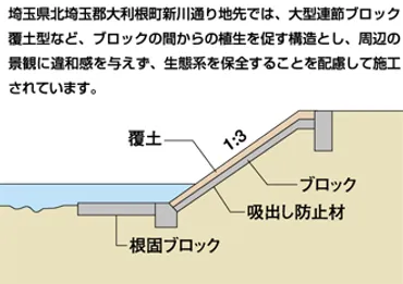 多自然型護岸整備等