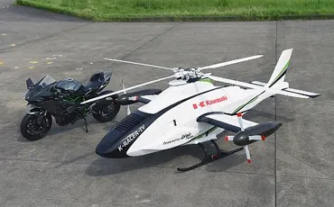 川崎重工、無人複合型ヘリの飛行試験に成功 