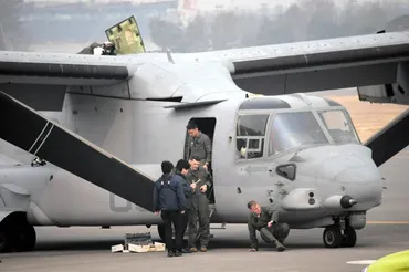 航空機の安全管理、知事が緊急要望 オスプレイ松本着陸で 長野県:朝日新聞