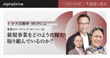 トヨタとMUFGが描くモビリティ社会の未来とは？ 新規事業開発とWeb3.0技術の活用事例を徹底解説トヨタとMUFGの挑戦：モビリティ変革とスタートアップ共創