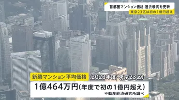 2024年9月、高騰続く東京新築マンション事情！価格高騰の背景とは？東京都新築マンション市場の現状と、購入検討者が知っておくべきこと