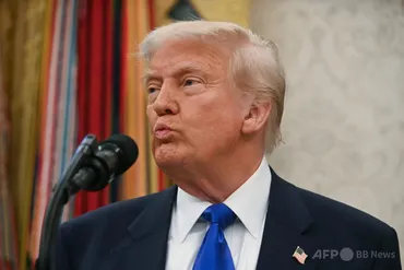 トランプ氏、EUに50%関税表明 写真2枚 国際ニュース：AFPBB News