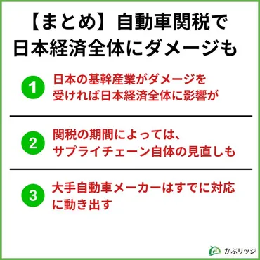 トランプ関税】自動車関税が上がるとどうなる？日本への影響をわかりやすく解説 