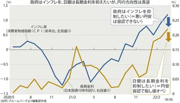 超円安サバイバル：《超円安サバイバル》抑えるべきはインフレ？長期金利？ 政府と日銀に「ズレ」＝熊野英生 