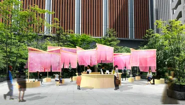 春を遊ばせ。」日本橋の街を桜色に染める、SAKURA FES NIHONBASHIが開催。 