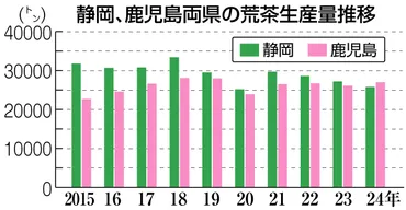 鹿児島茶、ついに日本一！静岡県との茶生産量逆転劇とは？鹿児島茶の躍進と静岡茶の苦悩、そして未来への展望