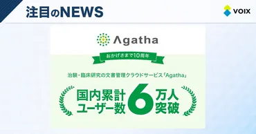 治験文書管理クラウド『Agatha』が中小医療機関にもたらすメリットとは 