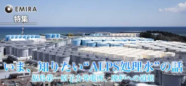 福島第一原発処理水、海洋放出とは？トリチウムと安全性の疑問を徹底解説！ALPS処理水の現状と、放出への道のり