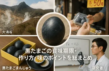 黒たまごの賞味期限・作り方・味の魅力を詳しく紹介する完全ガイド