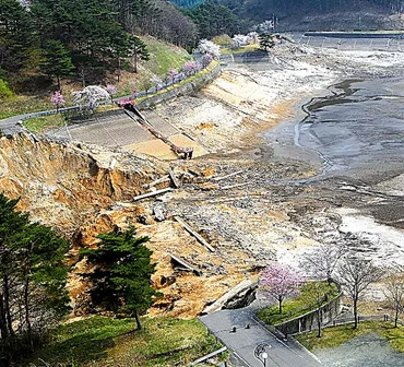 午後２時４６分 あのとき）福島・須賀川市、藤沼ダム 東日本大震災１０年目：朝日新聞