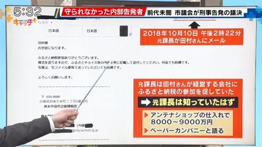 調査報道】守られなかった内部告発者 問われる洲本市議会百条委員会の責任～ふるさと納税不正問題～ 