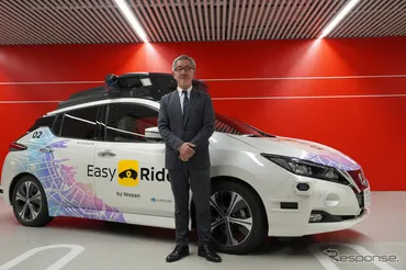 日産、自動運転モビリティサービスを2027年度から開始へ…土井常務「気軽に移動できるどこでもドア目指す」 1枚目の写真・画像 