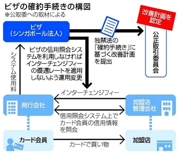 Ｖｉｓａに行政処分 公取委、クレカ業界初 他社システム利用制限
