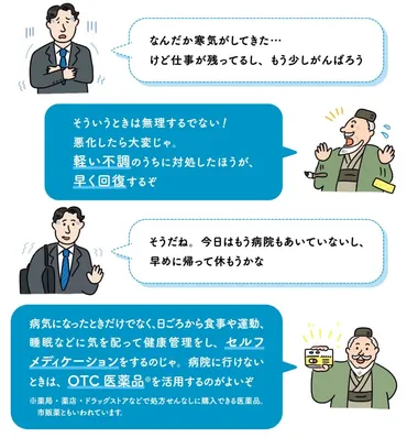 市販薬 上手に使って セルフケア