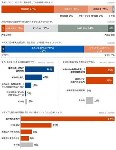 12月ロイター企業調査:トランプ次期米政権、約8割が関税を警戒 現行戦略は維持