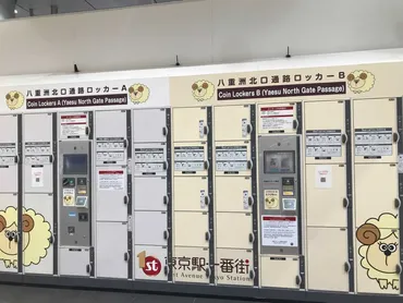 徹底解説】東京駅のコインロッカーまとめ！サイズ・料金・ICカード対応可など 