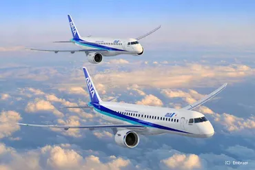 最大77機を発注 ANAホールディングス、E190
