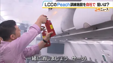 Peachが自社の訓練施設を設置 客室乗務員やパイロットなど全てのスタッフの訓練が可能 「LCCだけど、非常にサービス品質がいいと選んでいただきたい」