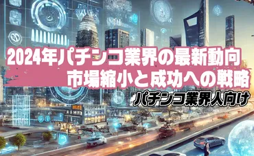 2024年パチンコ業界の最新動向:市場縮小と成功への戦略