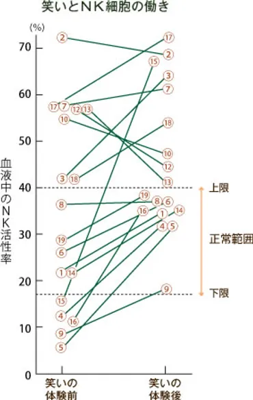 笑い゛がもたらす 健康効果 