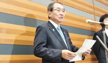 十倉・経団連会長、 筒井次期会長の選出は「人物本位」