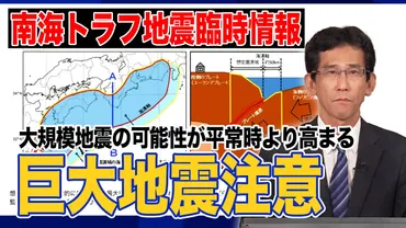 南海トラフ地震臨時情報「巨大地震注意」発表で何が変わる？防災と経済の両立は？（南海トラフ地震、防災、ガイドライン）南海トラフ地震臨時情報「巨大地震注意」発表後の対応と課題