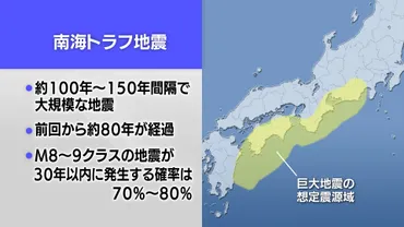 南海トラフ地震」とは? 「臨時情報」とは?