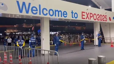 速報】大阪メトロ中央線の全線運転見合わせ…万博会場直結の夢洲駅で゛入場制限゛帰宅困難者が続出 (読売テレビ)