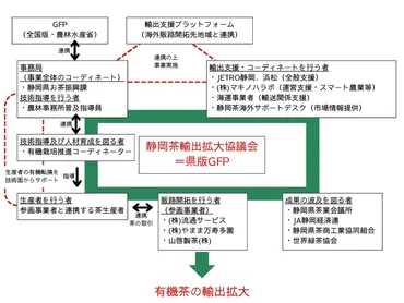世界に広がる日本茶ブーム。行政、生産者、茶商が一体となり「静岡茶」ブランドを発信【令和5年度補正予算GFP大規模輸出 産地生産基盤強化プロジェクト】