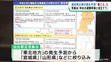 線状降水帯の発生予測が県ごとに 早めの避難準備を