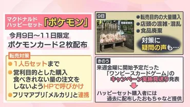 ハッピーセット『ワンピースカードゲーム』キャンペーン中止、転売問題とは？ハッピーセットキャンペーン中止の背景と今後の対策