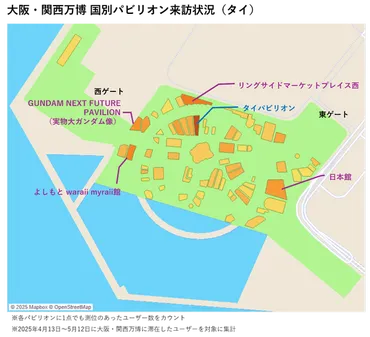 訪日外国人旅行者の大阪・関西万博の滞在・来訪動向を分析