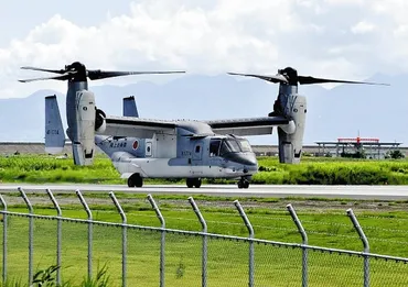 陸上自衛隊の輸送機「オスプレイ」の佐賀駐屯地移駐完了、県担当者「安全を第一に丁寧な運用を求めたい」：地域ニュース : 読売新聞