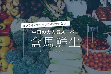 オンラインでもオフラインでもない！】中国の大人気スーパー「盒馬鮮生」 