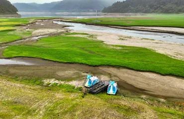 花山ダムの異変？記録的な少雨と影響、今後の対策を解説花山ダムの現状と影響 ～少雨による観光・農業への影響と今後の対策～