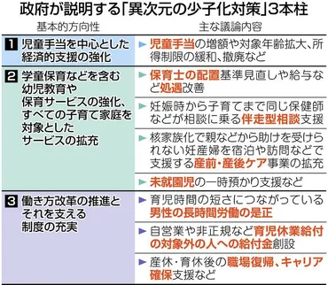 岸田首相肝いり「異次元の少子化対策」 肝心の財源は春の統一選後に議論先送り:東京新聞デジタル
