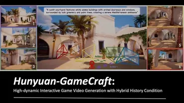 Hunyuan-GameCraftとは？AIが創るインタラクティブなゲーム動画の世界とは？Tencentが公開したゲーム動画生成AIフレームワーク
