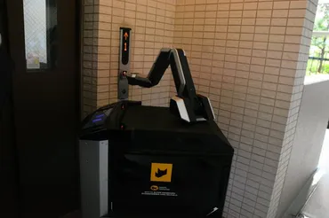 マンションすいすい 自動配送ロボットの実証始まる ヤマト運輸など：朝日新聞