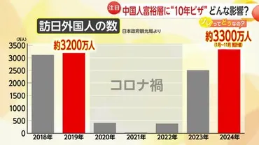 中国化しないか心配」中国人富裕層に゛10年ビザ゛ 政府がビザ