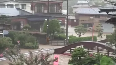 五城目町と仙北市に緊急安全確保 内川川が氾濫し住宅に水が 能代市で3時間降水量観測史上最大 秋田（秋田テレビ） 