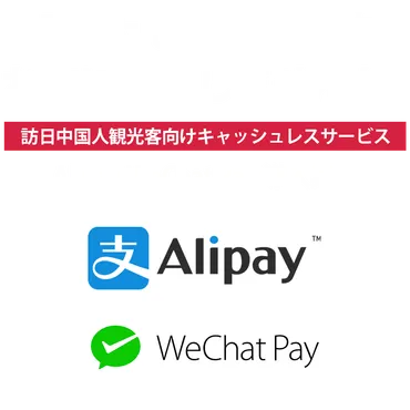 中国人観光客向け決済 alipay & wechatpay で集客強化