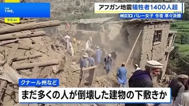 アフガニスタン地震 死者1411人・負傷者3100人超 山岳地帯は救助難航 被害拡大のおそれ