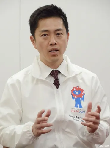 画像・写真：万博「未来に羅針盤示す」 吉村大阪府知事インタビュー：時事ドットコム