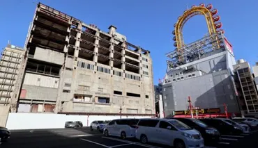 宗右衛門町の廃墟ビル「宗右衛門町モータープール」が解体されコインパーキングに